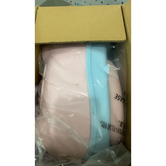 Olita pentru Copii cu Colac Moale din PU, Compartiment Detasabil si Baza Antiderapanta, Design Animat Ciclop, Plastic, +6 Luni, 33 x 21 x 45 cm, Albastru/Roz