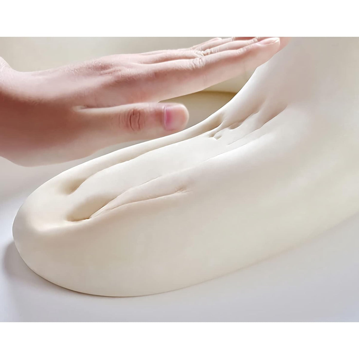 Pernă de Călătorie în Formă de U, Suport Cervical cu Spumă cu Memorie, Husă Detașabilă din Catifea, Sistem Prindere Capse, Model Unicorn, 30x30 cm, Roz