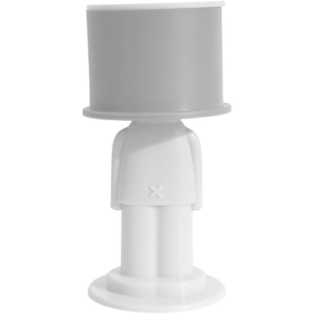 Opritor de Usa Anti-Coliziune, Protectie Perete cu Prindere Autoadeziva, Silicon Flexibil si Silentios, Model Magician, 4 x 8.5 cm, Gri