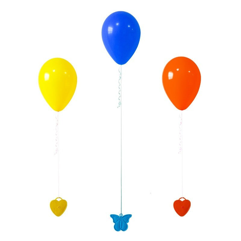 Set 4 Greutati pentru Baloane cu Heliu, Pendule de Fixare in Forma de Inima, Plastic Rezistent, 8 grame per Bucata, Multicolor, 4 Bucati
