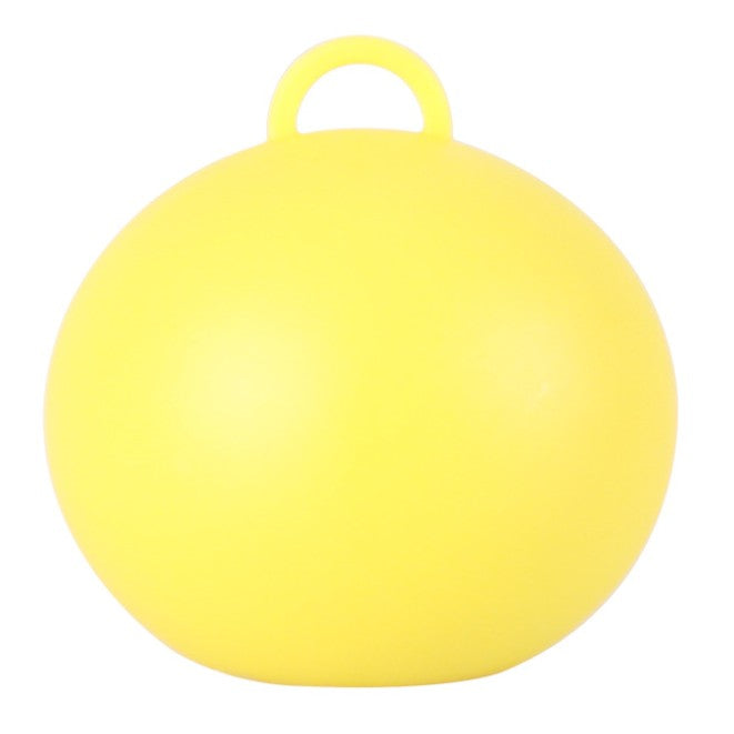 Greutate Pentru Baloane, Accesoriu Decoratiuni Petreceri si Evenimente, Design Compact, Galben, 5.5x5.5 cm, 120 g