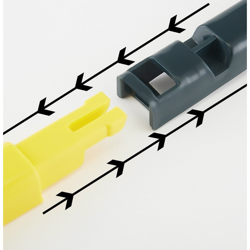 Perie Multifunctionala pentru Curatat Geamuri si Plase, Functie 2 in 1 cu Laveta Microfibra si Racleta, Maner Detasabil, Polipropilena, 46x16x5 cm, Verde-Galben
