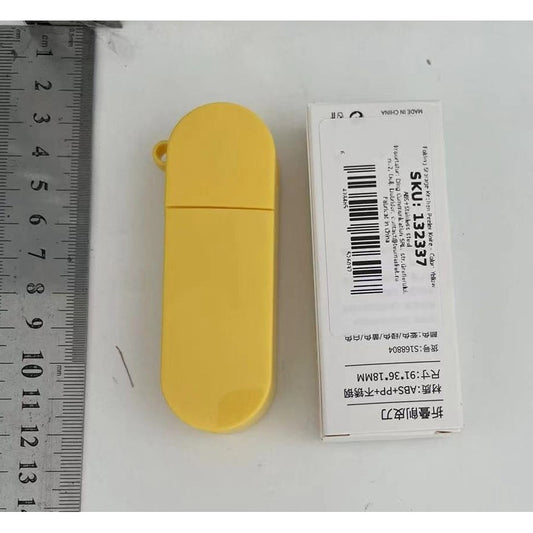 Peeler Multifunctional pentru Legume si Fructe, Curatator Pliabil cu Lame Duble Rotative, Otel Inoxidabil si ABS, 3.6 x 9.1 cm, Galben