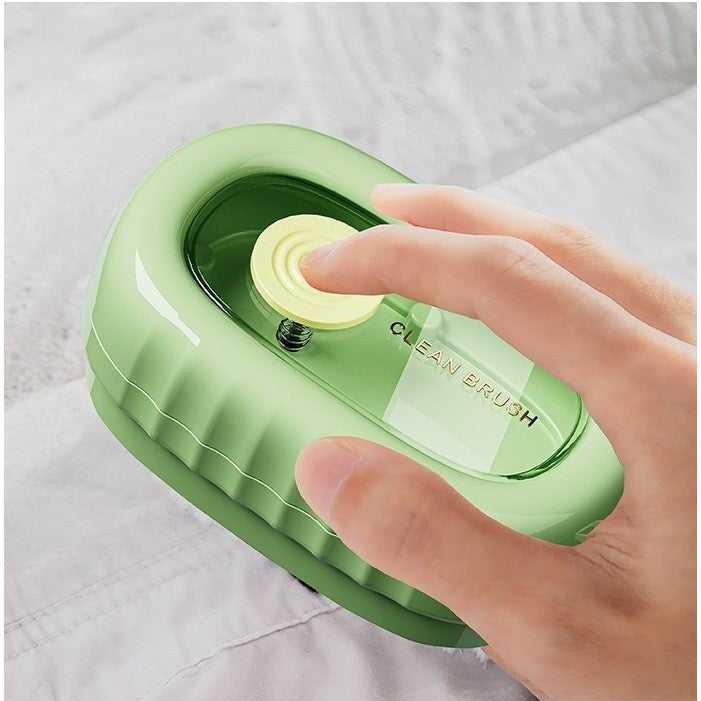 Perie de Spalat Haine cu Dispenser Detergent si 4 Role de Curatare, Buton Control Flux, Cap Detasabil si Agatatoare, ABS si PS, Verde