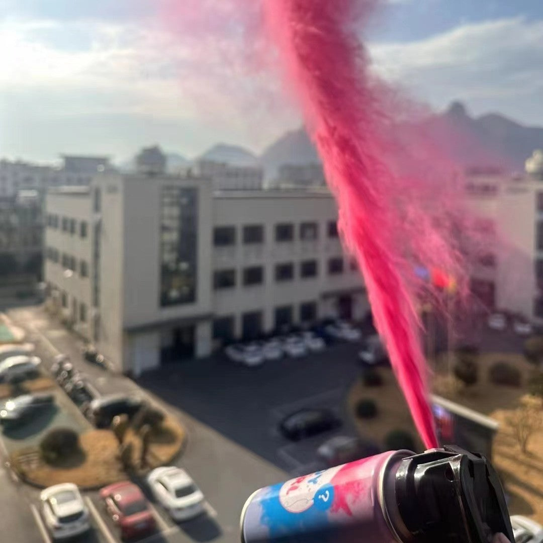 Spray Gender Reveal Cu Pulbere Colorata, Dezvaluire Gen Bebelusi Baby Shower, Amidon De Porumb Eco-Friendly, Roz, 260 ml