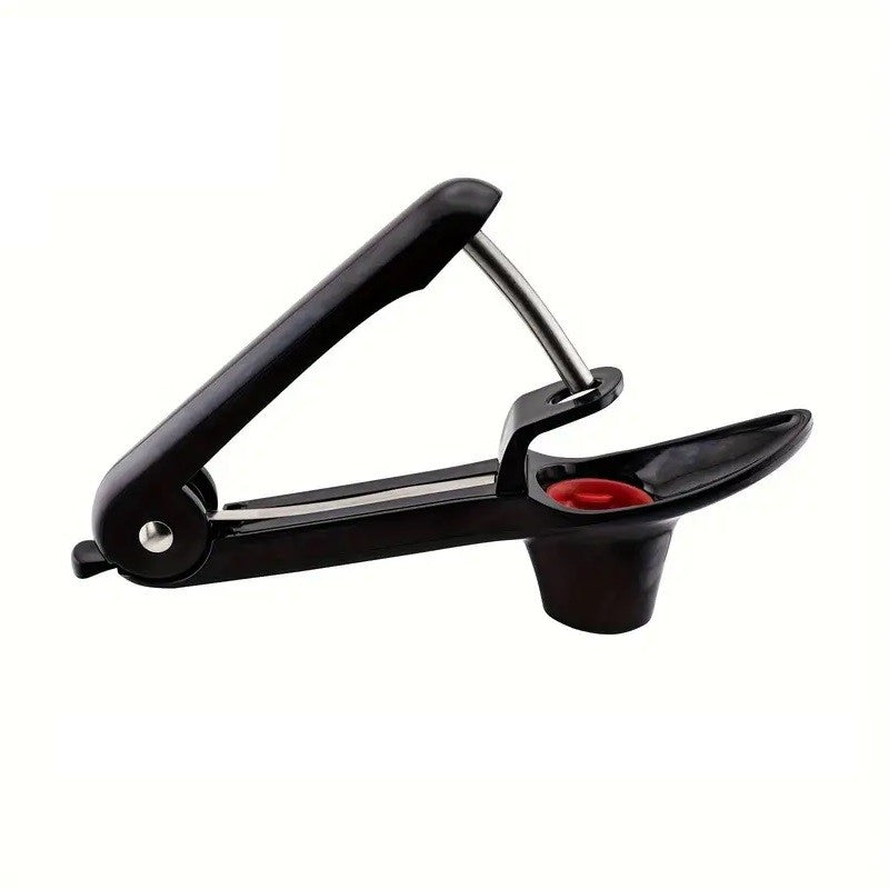 Dispozitiv de Scos Samburi Cirese si Masline, Aparat Manual cu Maner Ergonomic, ABS si Otel Inoxidabil 420, 20.5 x 3.8 x 13 cm, Negru