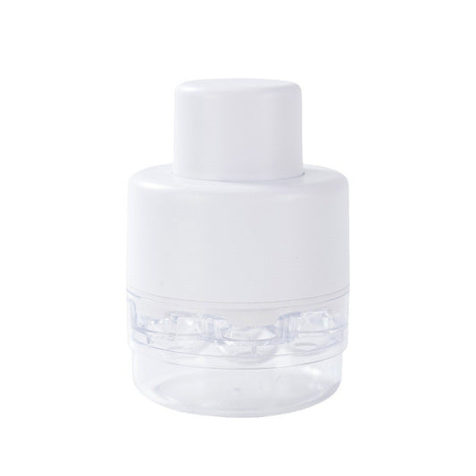 Dispozitiv Manual de Scos Samburi pentru Cirese si Masline, Capacitate 7 Gauri, Plastic ABS si AS, 13 x 9.2 cm, Alb