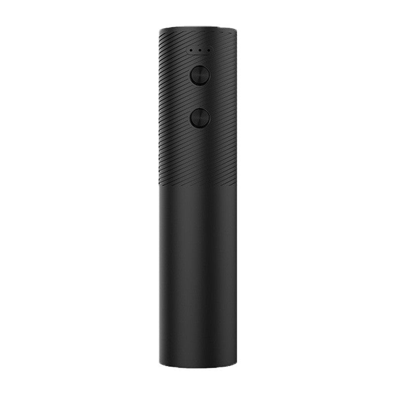 Tirbuson Electric Pentru Sticle de Vin, Deschizator Automat Reincarcabil USB, Baterie 500 mAh, Motor 20W, ABS, 20 x 4.6 cm, Negru