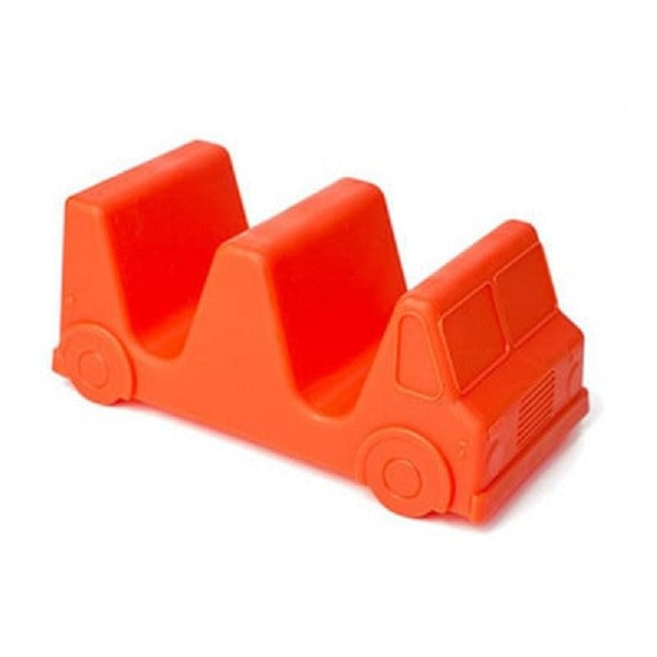 Suport Taco și Tortilla, Model Autobuz Jucăuș, Material PP fără BPA, Compatibil Mașina de Spălat Vase, 14 x 7.5 x 6.5 cm, Roșu