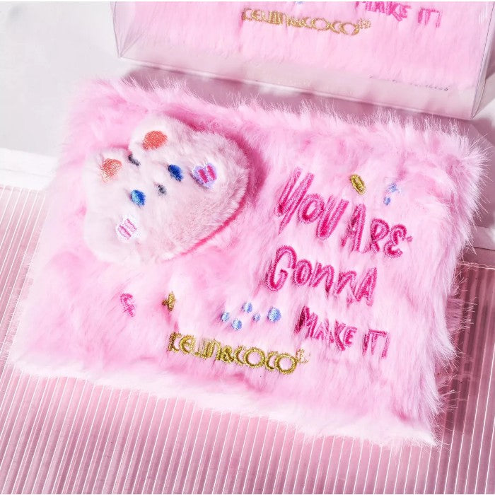 Kevin&Coco Set Machiaj cu 6 Culori Blush, Paleta Fard de Obraz cu Pigment Ridicat, Husa Pufoasa Design Pisicuta, Material Non-Toxic, 17.3x12.5x5 cm, Multicolor