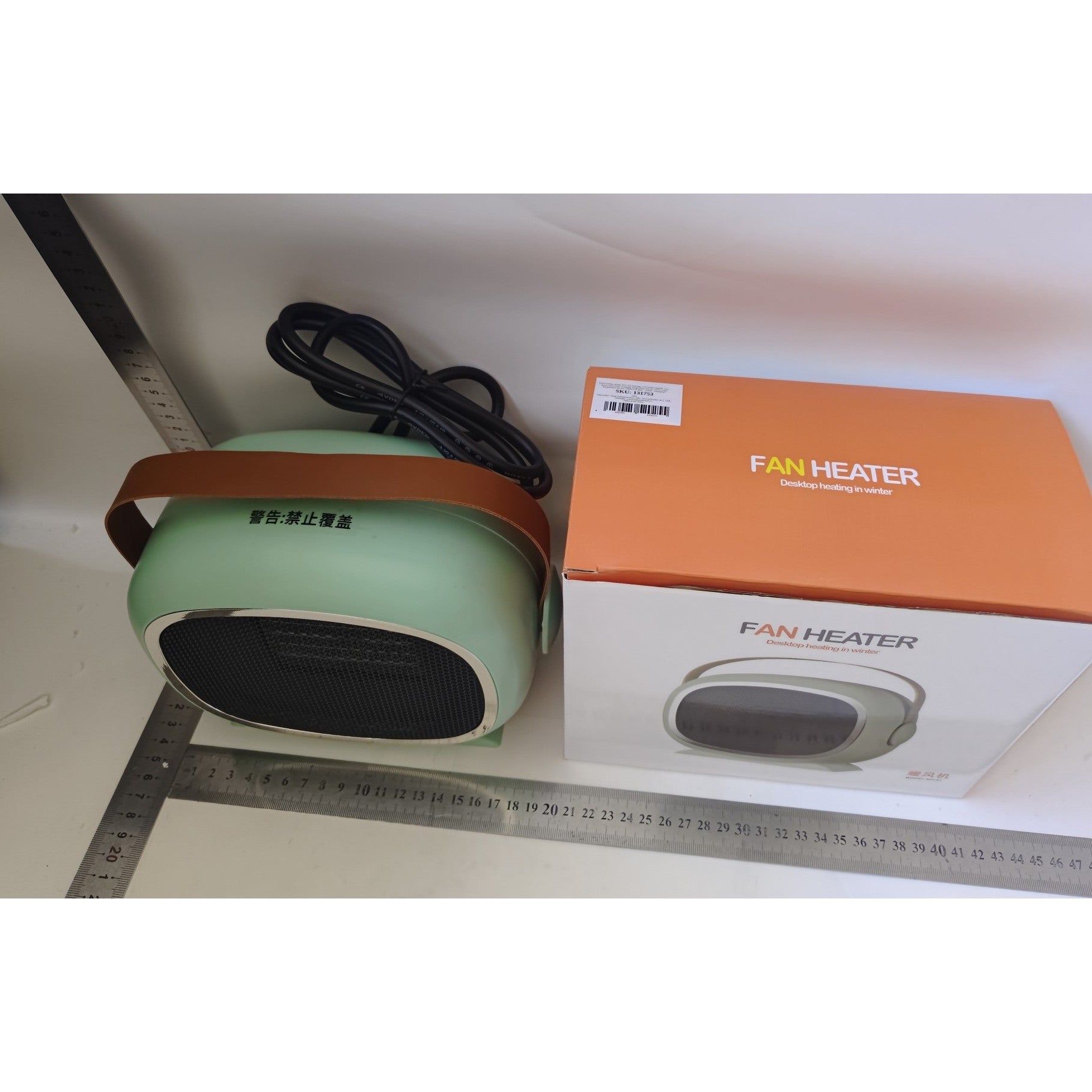 Aeroterma Portabila cu Incalzire Ceramica PTC, Design Astronaut, Protectie Supraincalzire si Oprire Automata, ABS, 700/1200W, 220V, 21 x 16 x 11 cm, Verde