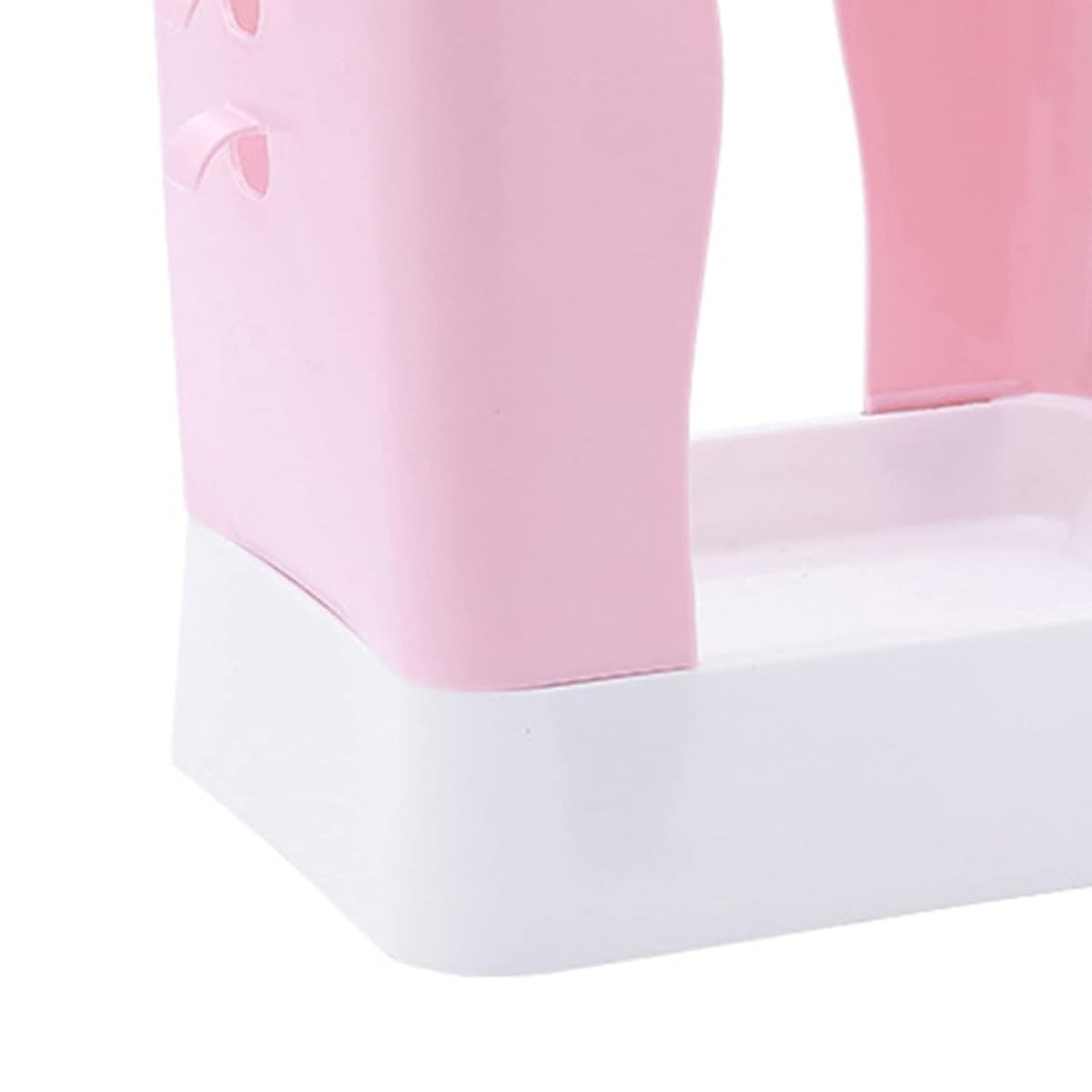 Cos de Gunoi Extensibil, Recipient Pliabil si Reglabil pentru Bucatarie, Baie sau Birou, Material Plastic Rezistent, 21x25x17 cm, Roz/Alb