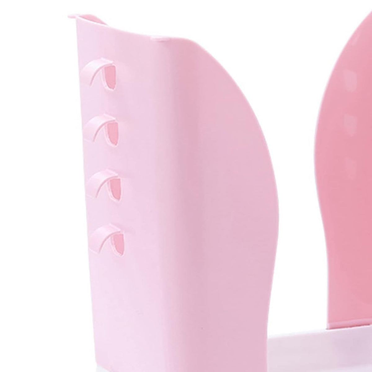 Cos de Gunoi Extensibil, Recipient Pliabil si Reglabil pentru Bucatarie, Baie sau Birou, Material Plastic Rezistent, 21x25x17 cm, Roz/Alb