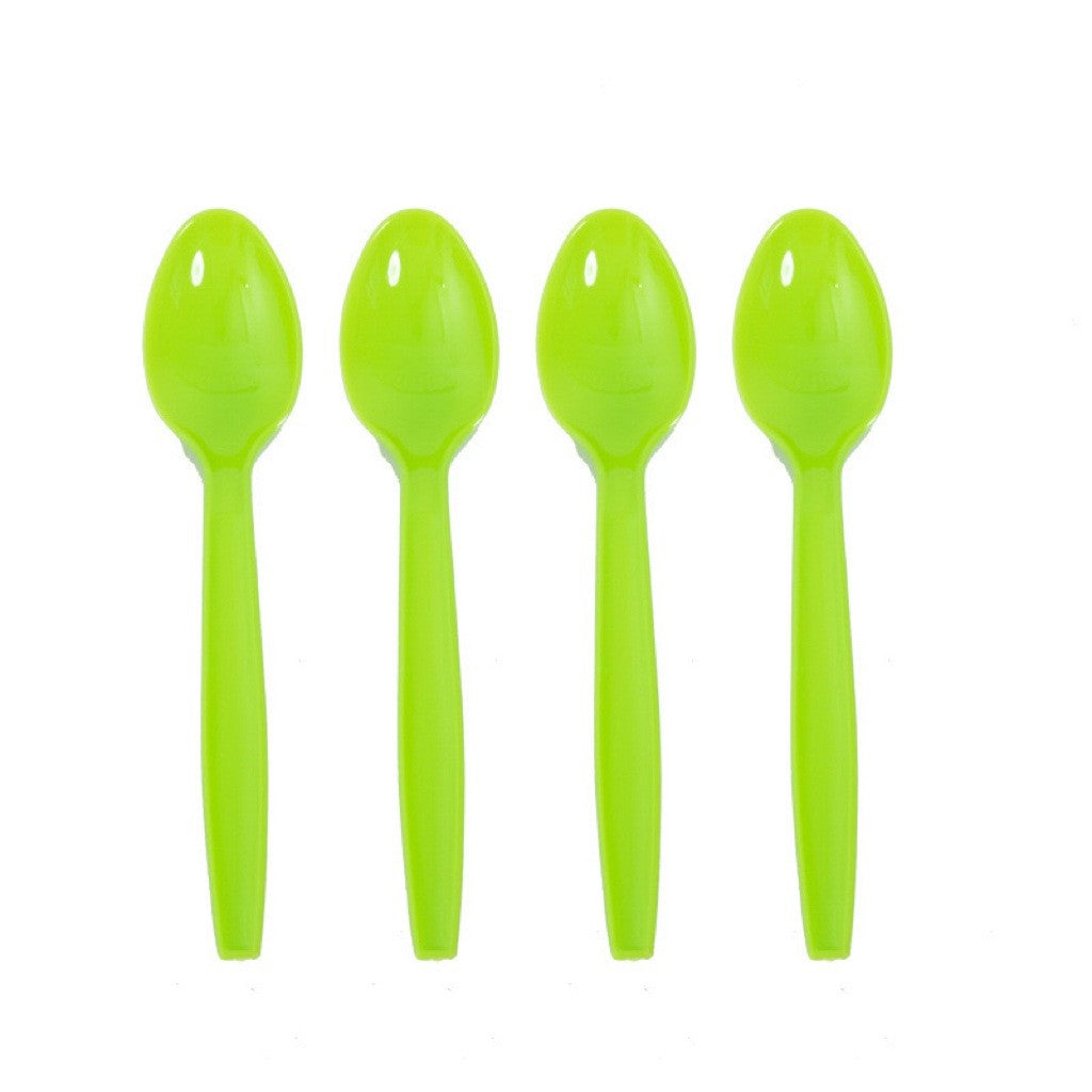 Set 10 Linguri de Unica Folosinta Dino Park, Tacamuri Tematice pentru Petrecere Copii, Plastic PE Rezistent, 15 x 3.3 cm, Multicolor