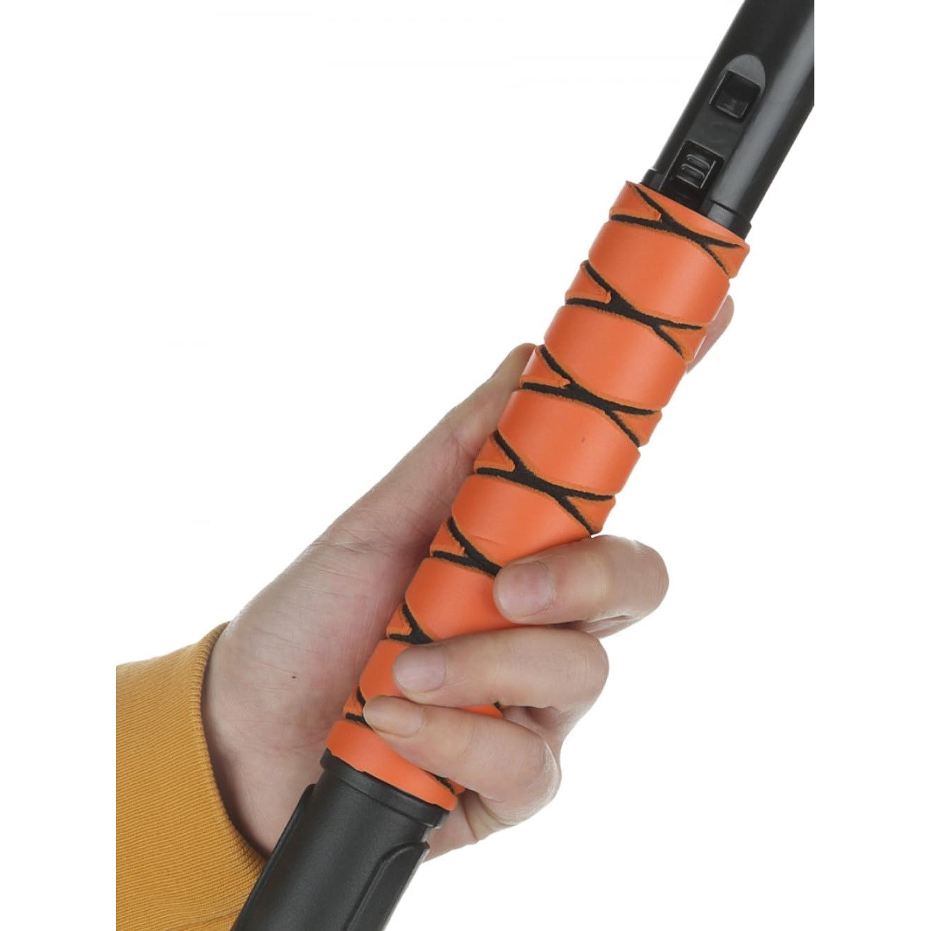 Perie de Zapada cu Racleta pentru Masina, Cap Rotativ si Telescopic, Maner Antiderapant, Aluminiu si Plastic, Portocaliu