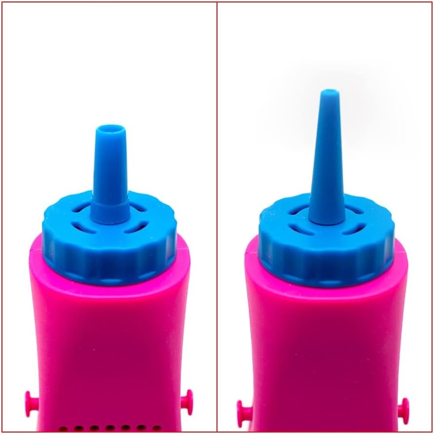 Pompă Electrică pentru Umflat Baloane, cu Acumulator Reîncărcabil, Portabilă, Autonomie 3-4h, Putere 380W, Plastic PP, Roz