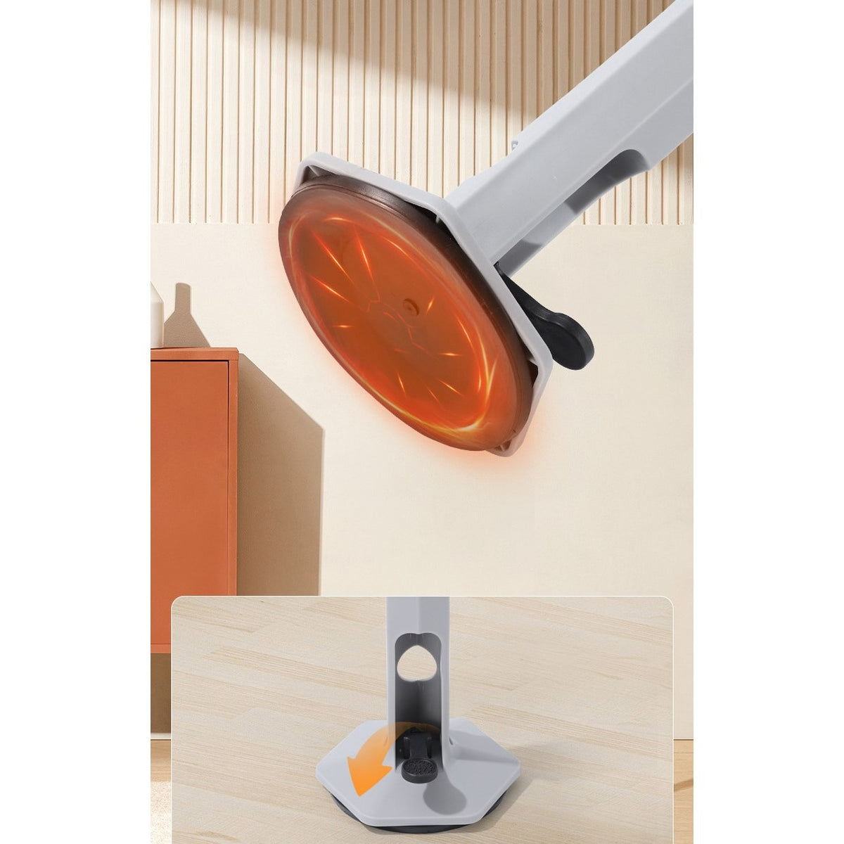 Set de Box cu Minge, Pară de Box cu Ventuză de Prindere, Înălțime Reglabilă 130-152 cm, Antrenament Reflexe și Viteză, Copii și Adulți, Portocaliu