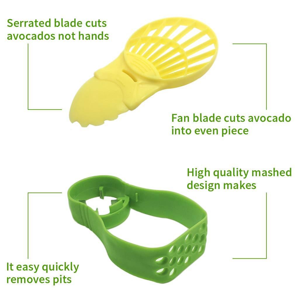 Recipient Depozitare Avocado 5în1, Cutie Etanșă pentru Frigider, Dispozitiv de Tăiat, Feliat și Curățat, Plastic Rezistent, 15x4.5x7 cm, Gri