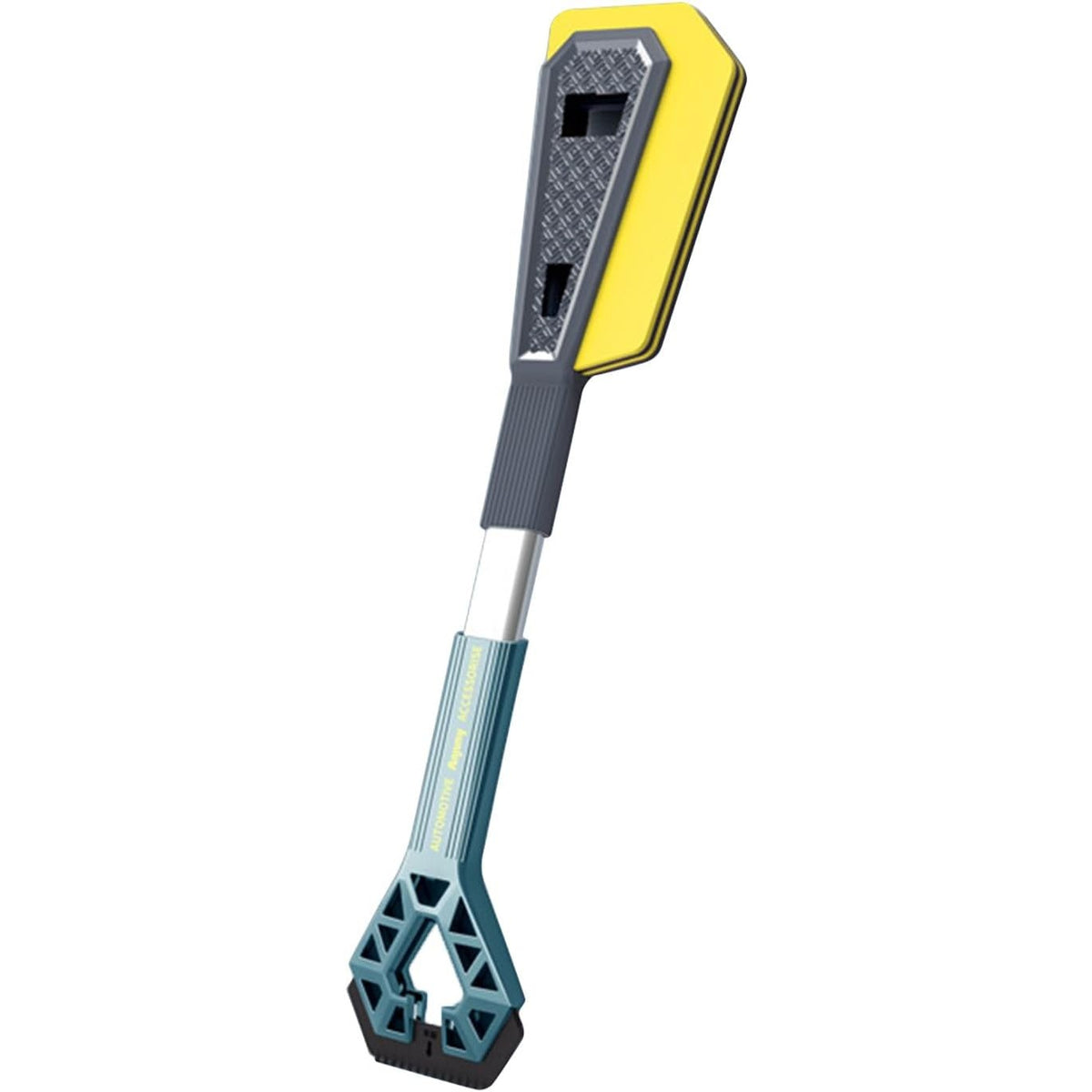 Racleta Auto pentru Zapada si Gheata, Perie Deszapezire cu Doua Capete, Maner Ergonomic Detasabil, Plastic Rezistent, 61x12.5 cm, Albastru