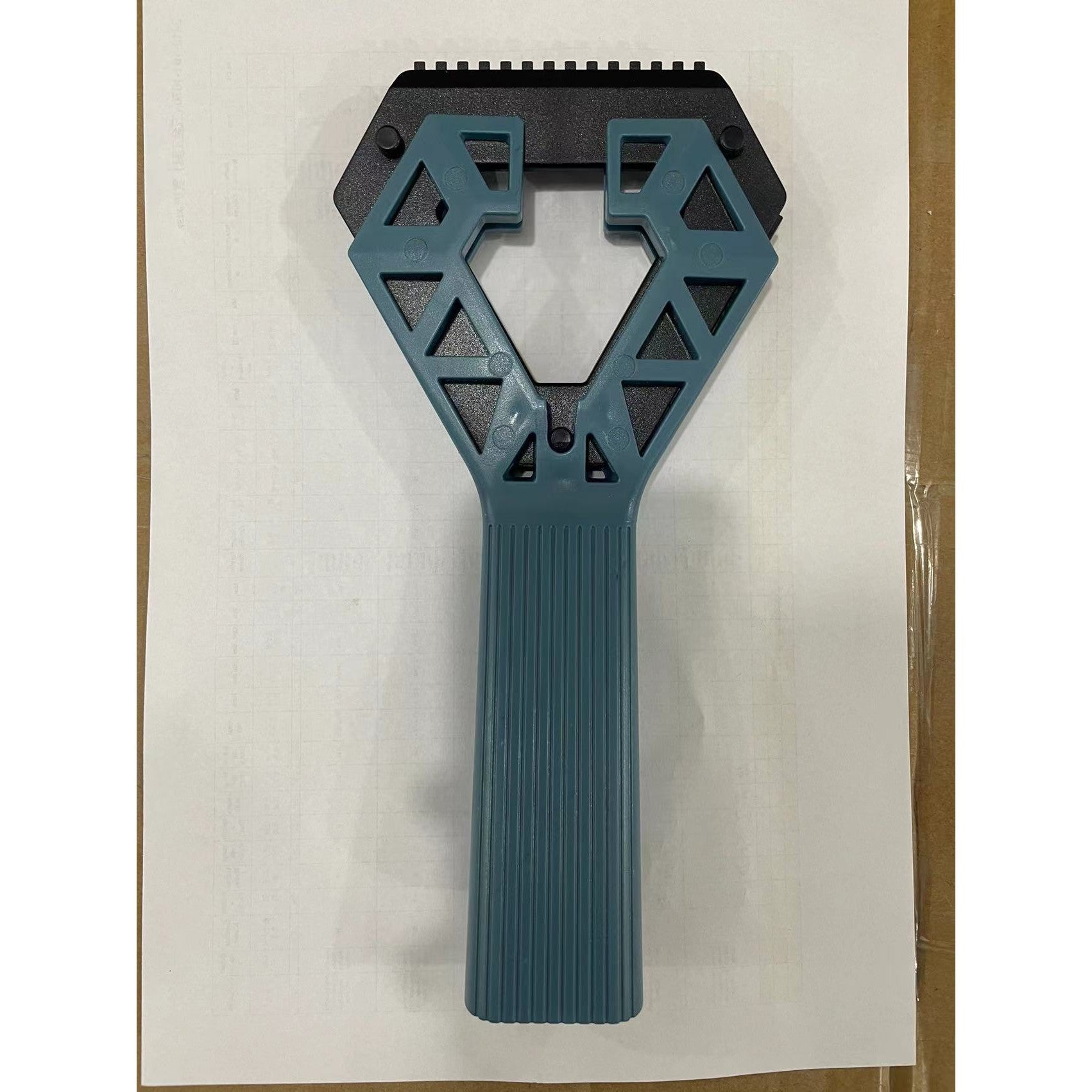 Racleta Auto pentru Zapada si Gheata, Capat Dublu, Maner Ergonomic Detasabil, Plastic Rezistent, 23.5x4.3 cm, Albastru
