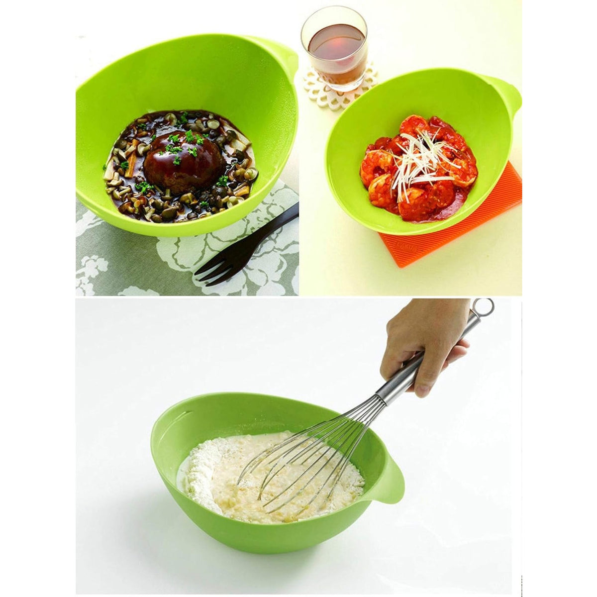 Tava de Copt Pliabila pentru Paine si Legume, Forma Multifunctionala Antiaderenta pentru Cuptor, Silicon Alimentar, 24.5x9 cm, Verde