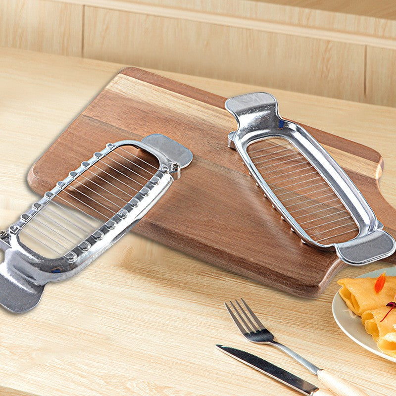 Feliator Alimente Multifunctional pentru Branza, Unt si Oua, Lame Otel Inoxidabil 304 si Corp Aluminiu, Finisaj Antiaderent, 19.5 x 6.5 x 2 cm, Argintiu