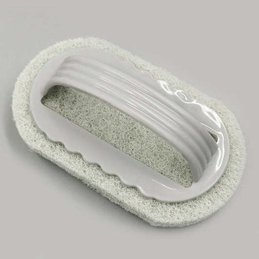 Perie de Curatat cu Burete si Maner, Ideala pentru Gresie, Baie si Bucatarie, Design Ergonomic, Plastic si Spuma, Gri