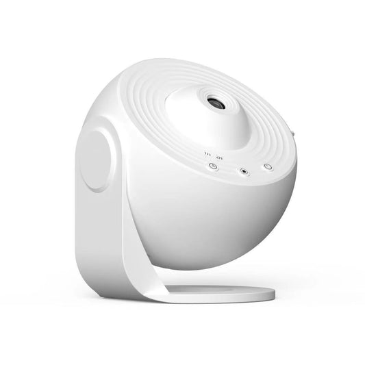 Lampa Proiector Galaxie HD, Planetariu cu Cer Instelat si 13 Filme Inlocuibile, Rotire 360 Grade, Alimentare USB, 5W, 11x11 cm, Alb