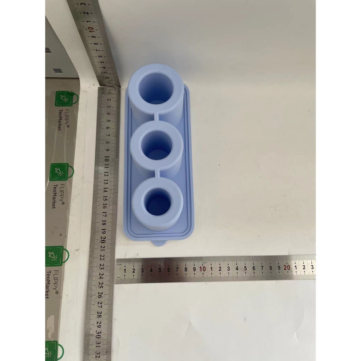 Forma pentru Cuburi de Gheata, Model Sferic cu Inghetare Rapida, Silicon Alimentar, 20.7 x 8.4 x 6.5 cm, Albastru