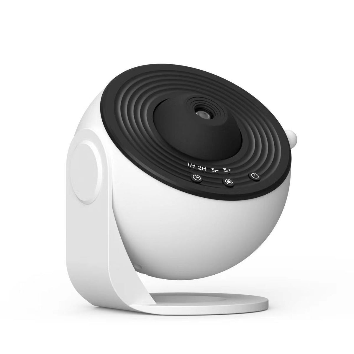 Lampa Proiector Galaxie HD, Proiector Stele si Constelatii cu Rotire 360 Grade, 13 Filme Incluse, Temporizator, Incarcare USB, 5W, Alb-Negru