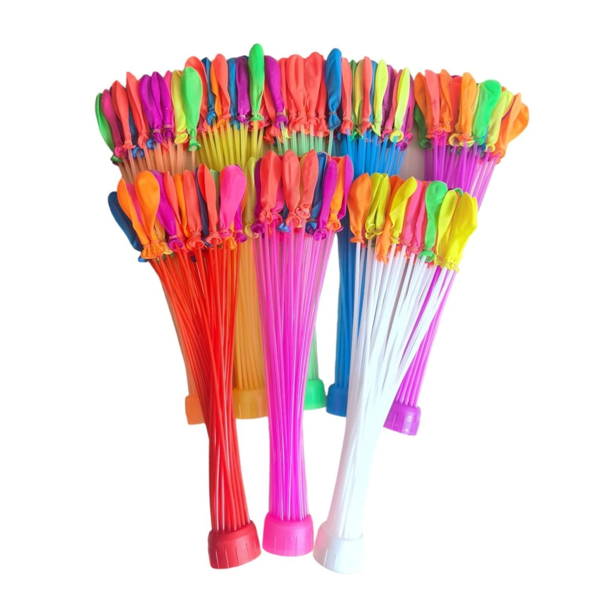 Aqua Party Set 111 Baloane de Apa cu Umplere Rapida si Auto-inchidere, Latex Rezistent, Multicolor, 10 cm, 3 Seturi