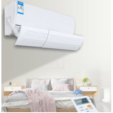 Deflector Aer Conditionat, Model M cu Deschidere Completa pentru Directionare Flux Aer, Plastic Rezistent, Universal, 56 x 18 cm, Alb