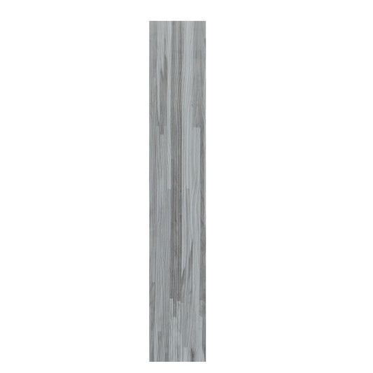 Set 36 Placi Autoadezive pentru Pardoseala, PVC Impermeabil si Ignifug, Textura Lemn, 91.44 x 15.24 cm, Grosime 1.5 mm, Acoperire 5 m2, Model 4, Gri