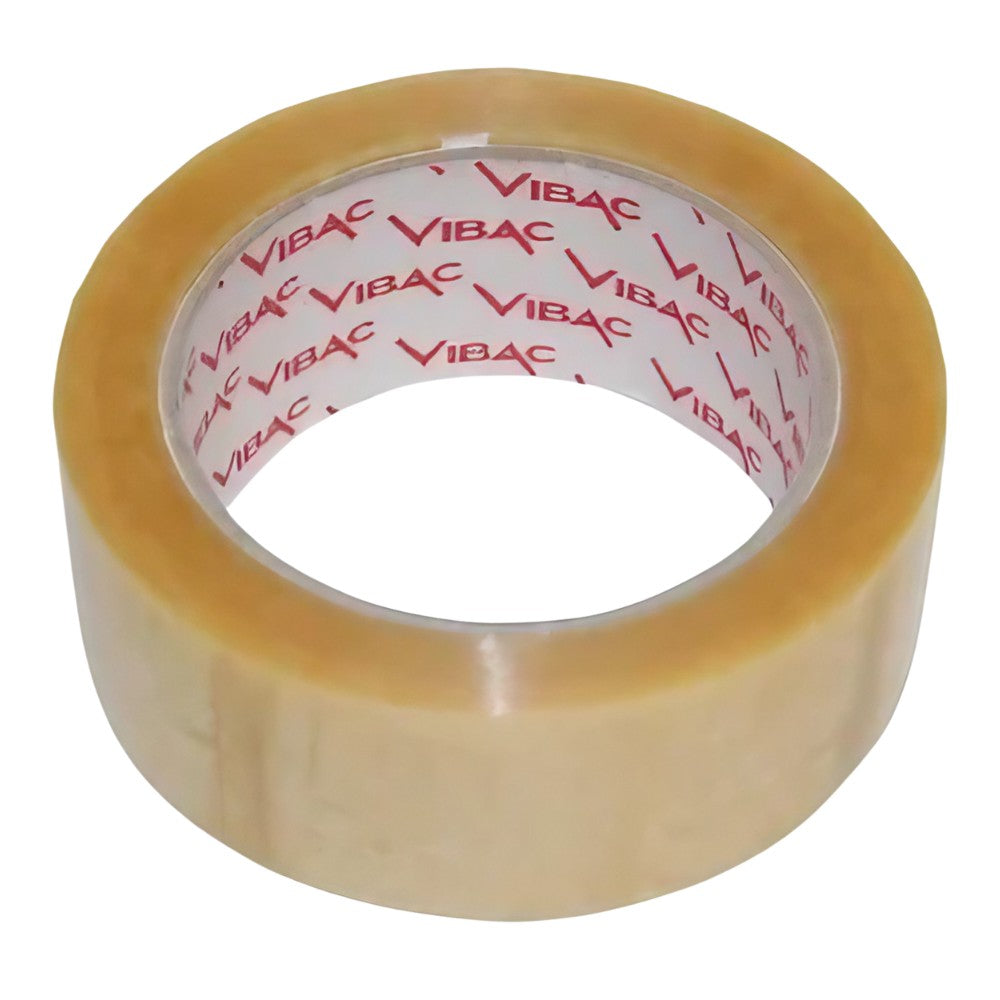 Banda Adeziva Solvent Vibac, Role pentru Ambalare si Sigilare Cutii, Polipropilena BOPP, Rezistenta Ridicata, Maro, 48 mm x 60 m, Set 36 Role