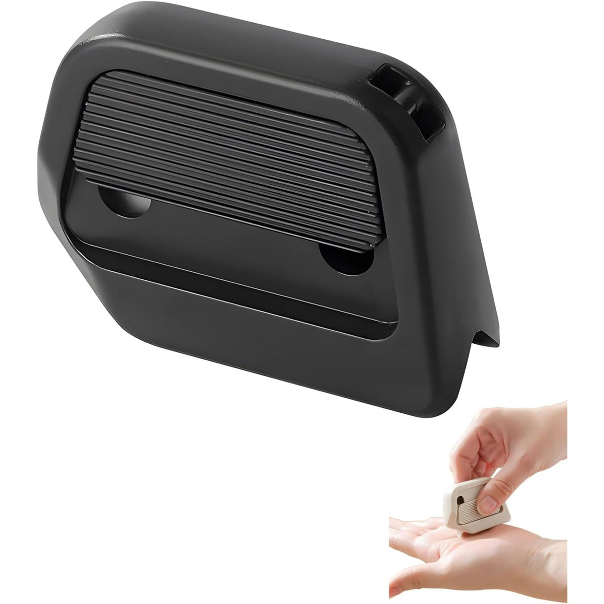 Cutter Portabil Universal, Lama Ceramica Autoretractabila, Magnet Integrat, Corp ABS Durabil, pentru Despachetare si Carton, 50 g, Negru