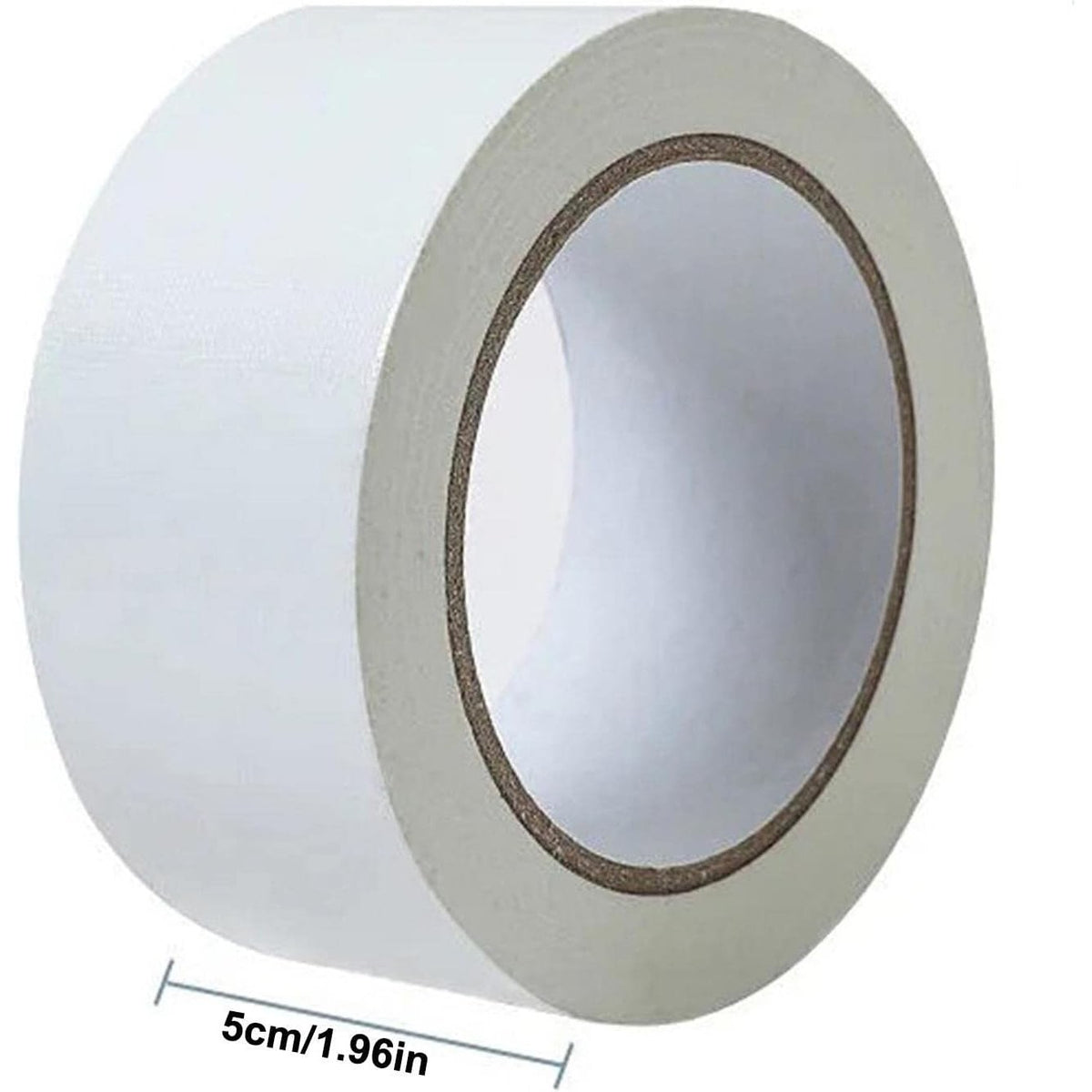 Banda Adeziva Low Noise pentru Ambalare Colete, Adeziv Acrilic Silentios, Material BOPP 28 Microni, 50 mm x 66 m, Alb, Set 36 Role