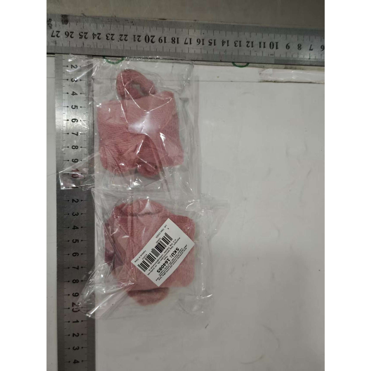 Suport de Mana pentru Incheietura, Pernuta Ergonomica cu Banda Elastica pentru Mouse si Tastatura, Material Plus Moale, 7.5 x 7 cm, Roz