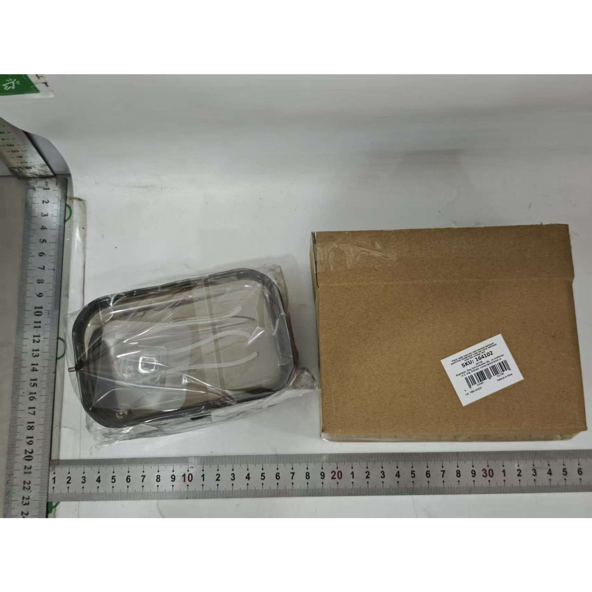 Săpunieră Dublă Pentru Baie, Montare Fără Găurire Cu Adeziv, 2 Straturi Cu Scurgere Și Agățătoare Burete, Material PET, 13.5 x 8.5 x 6 cm, Gri