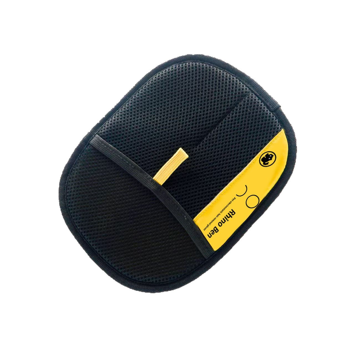 Mănușă pentru Îndepărtarea Părului de Animale, Efect Electrostatic pentru Haine și Mobilier, Pânză Reutilizabilă, 24 x 16 cm, Negru