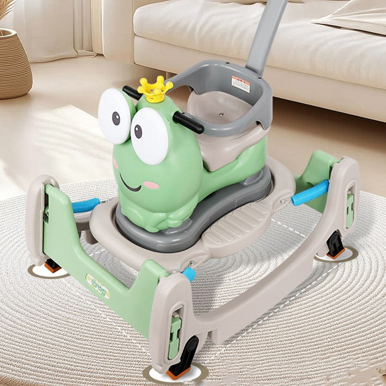 Masinuta Balansor Multifunctionala pentru Copii, Model Calut Scooter 2 in 1, Utilizare Interior si Exterior, 1-3 Ani, 93 x 80 x 58 cm, Verde