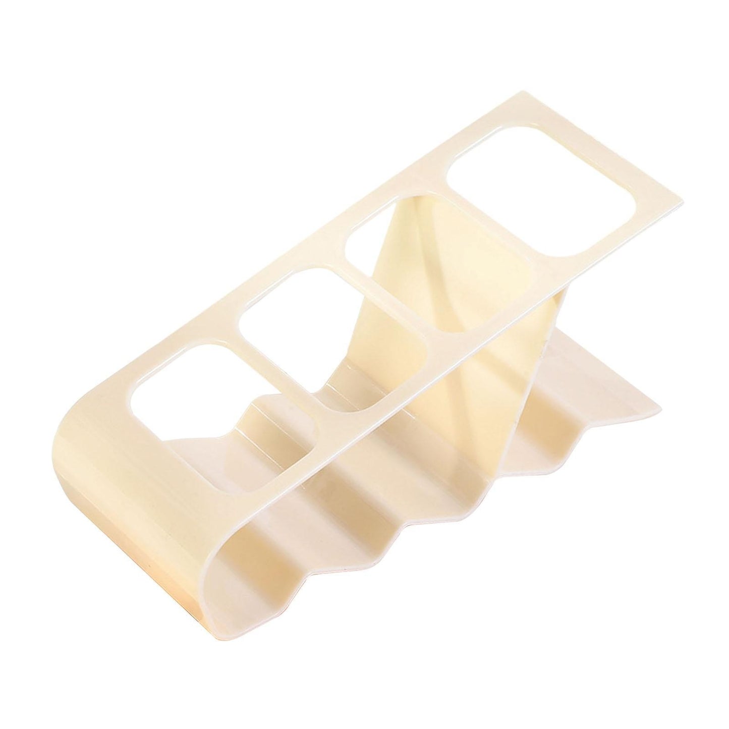 Suport Organizator de Birou pentru Telecomenzi și Telefoane, Multifuncțional cu 4 Compartimente, Plastic Rezistent, 18 x 7 x 9 cm, Alb