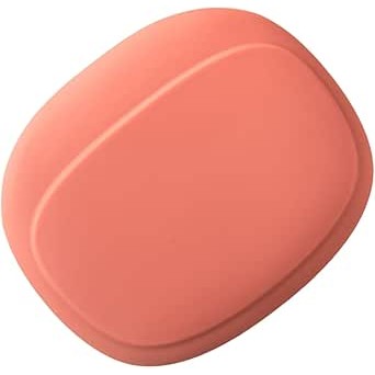 Husă Depozitare Căști și Cabluri, Organizator Portabil Multifuncțional, Silicon Rezistent la Apă, 8.5 x 10 x 2 cm, Roșu Oranj