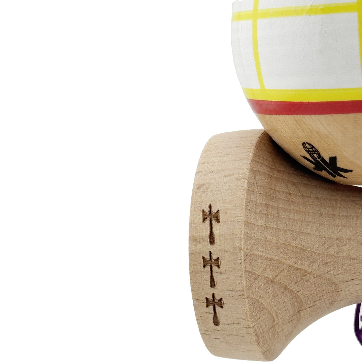 Kendama X Originala, Model Glob, Profesionala, Legendary, Cupe Mari, Super Sticky, Rulment, Ata 55cm