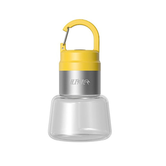 Lampă Portabilă de Camping și Voiaj, Iluminare LED RGB Ambientală, Rezistență la Apă IPX5, Încărcare USB Type-C, Material ABS, 300 mAh, 10 x 5.5 x 5.5 cm, Galben