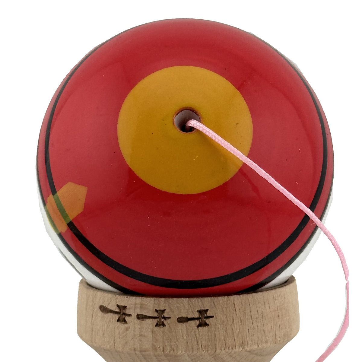 Kendama X Originala, Model Rege, Spike Natur, Profesionala, Cupe Mari, Super Sticky, Rulment, Ata 55cm