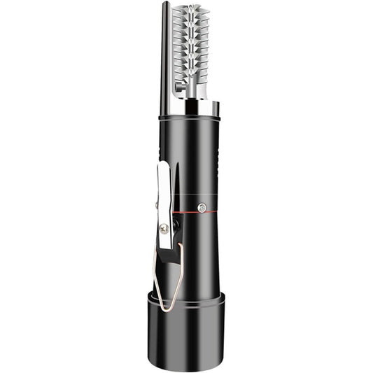 Aparat Electric de Curatare Solzi Peste, Dispozitiv Portabil Fara Fir, Rezistent la Apa, Lama Otel Inoxidabil 304, Motor 98W, Acumulator 2600 mAh, Incarcare Wireless, 28 x 5 cm, Negru