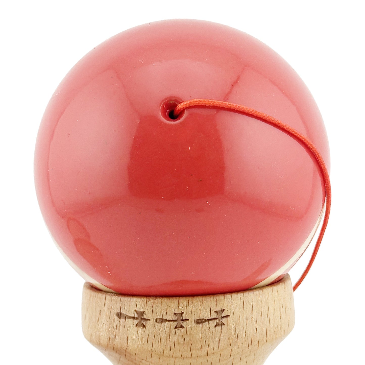 Kendama X Rainbow Originala, Model Rosu / Maro, Profesionala, Cupe Mari, Super Sticky, Rulment, Ata 55cm