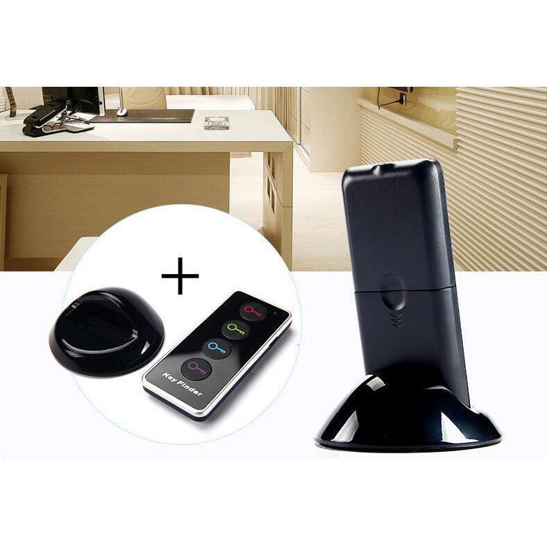 Dispozitiv Anti-Pierdere si Gasitor Chei Wireless, Alarma 120 dB cu Lanterna LED, 1 Telecomanda si 4 Receptoare, Multicolor