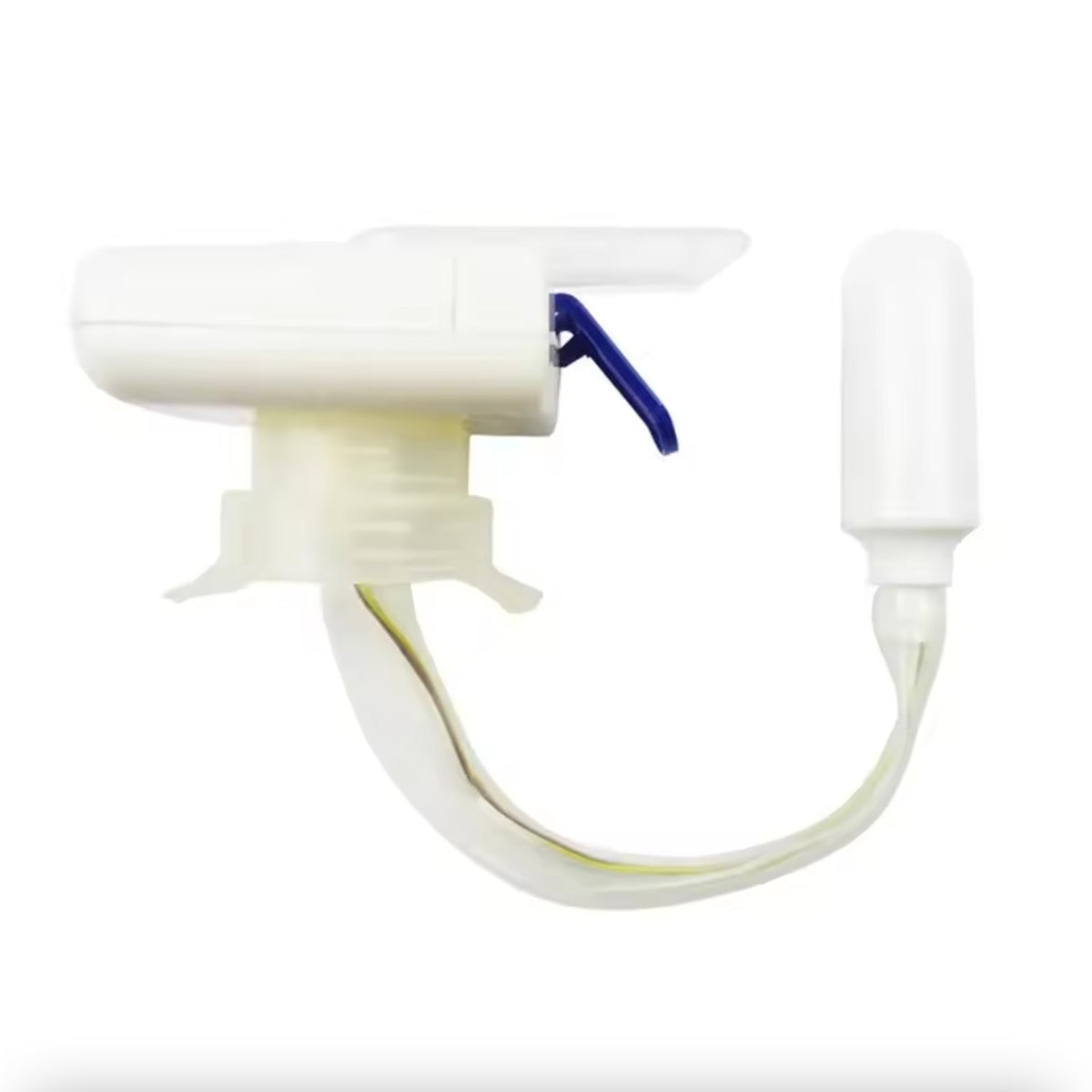 Dozator Automat Pentru Bauturi, Dispenser Electric Pentru Bidon Si Butelie Apa, Alimentare 2 Baterii AA, Plastic, 34 x 11 cm, Alb/Albastru