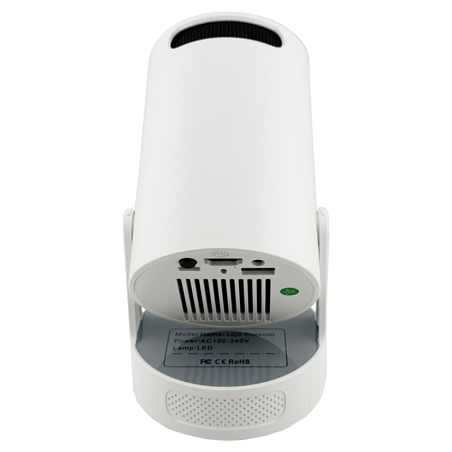 Video Proiector Portabil HY300ULTRA, Rezolutie Ultra HD 4K, Smart Android 13, WiFi 6 Dual-Band, Bluetooth 5.4, HDMI, USB, Corectie Automata, Alb